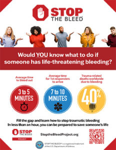 Learn how to Stop the Bleed